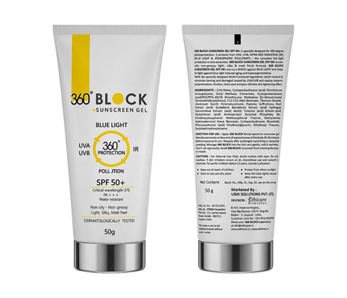 360 Block Sunscreen Gel SPF 50+